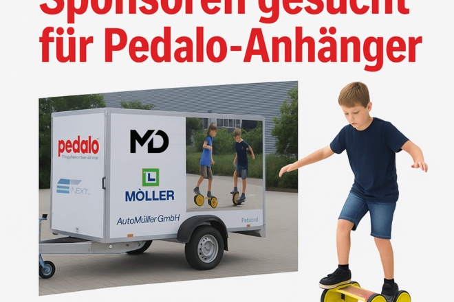 Pedalo-Anhänger